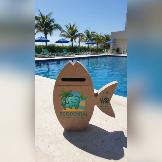 Coletoras peixe para piscina e praia